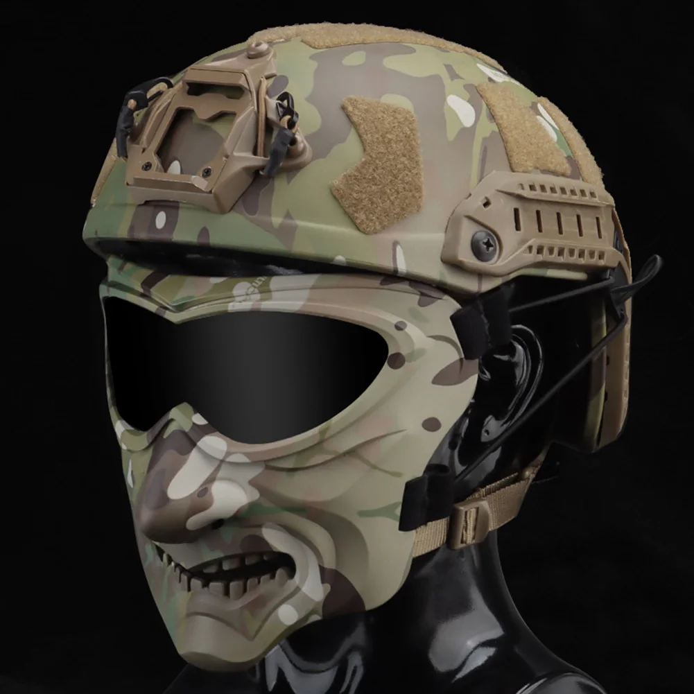 

Новая маска для страйкбола, маски на все лицо, череп, скелет с очками, ударопрочные армейские поклонники, товары для велоспорта