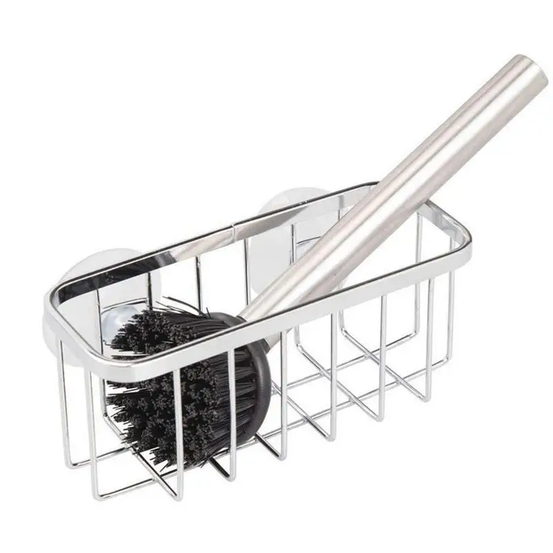 

Kitchen Sink Sponge Holder 304 Stainless Steel Sink Storage Rack Adhesive Kitchen Sponge Holder Kitchen Sponge Sink Organizer