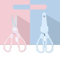 baby food scissors stainless steel baby scissors portable household childrens small scissors food scissors