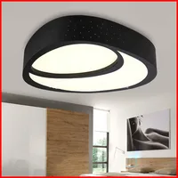 Modern creative LED ceiling lamp light 28W/36W flush mount ceiling lights for bedroom kitchen iron+acrylic LED ceiling lamp