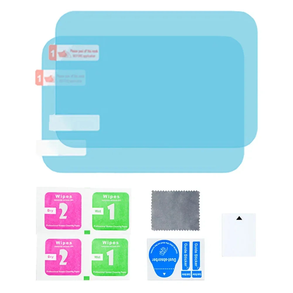 2 шт., пленка для зеркала заднего вида автомобиля, непромокаемая прозрачная пленка для окон, противотуманные наклейки на окно, защитная пленка для зеркала грузовика, автомобильные аксессуары