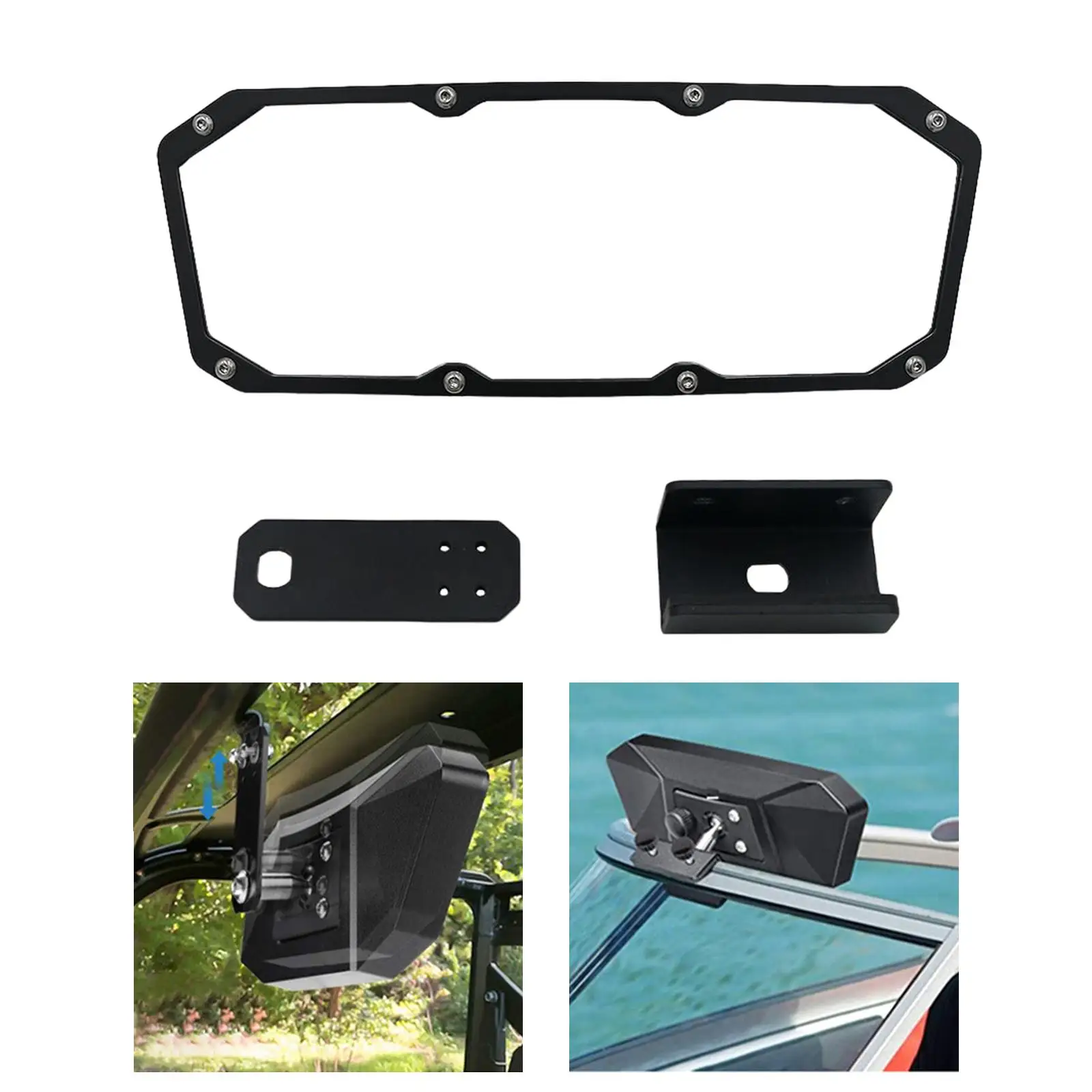 

Wide Angle Mirror Corrosion Resistant Premium for Marine Boat