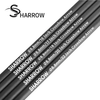 12pcs crossbow bolt 1617182022 inch carbon arrow shaft high strength recurver compound bow archery diy hunting accessories