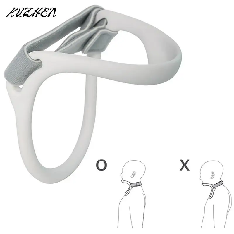 

Медицинский бандаж для шеи, поддержка осанки, улучшение боли, вызванного погибом, регулируемый обхват головы, эффективно растягивает