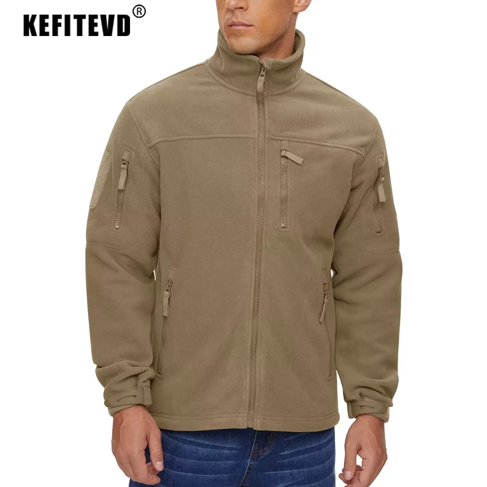 Мужская тактическая флисовая куртка KEFITEVD |
