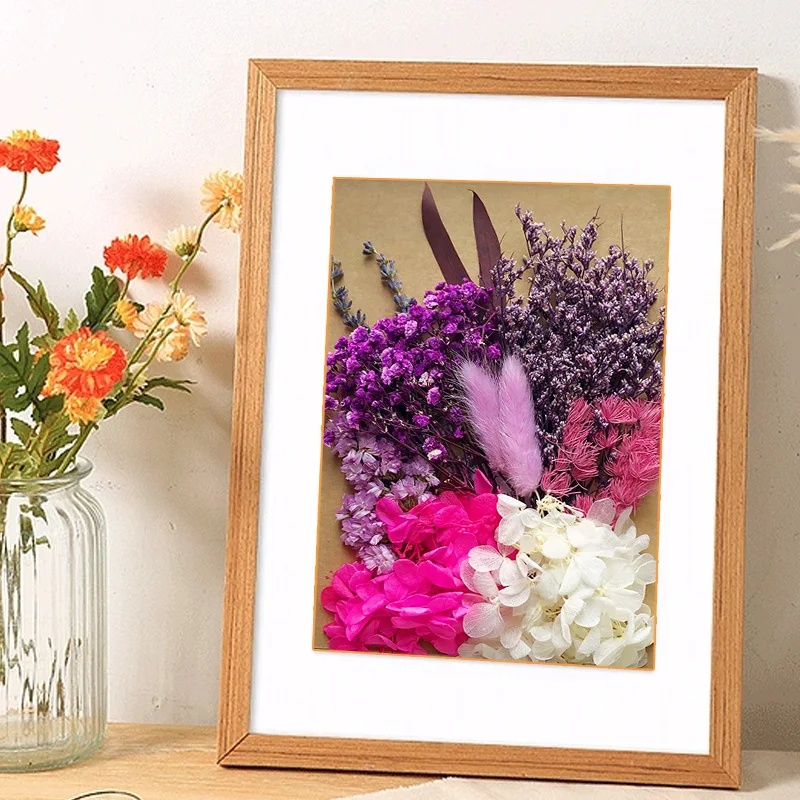 

1 Pack Photo Frame Pressed Flower Aromatherapy Candle Decor Natural Flower Forever Flower Making Embossing Materials