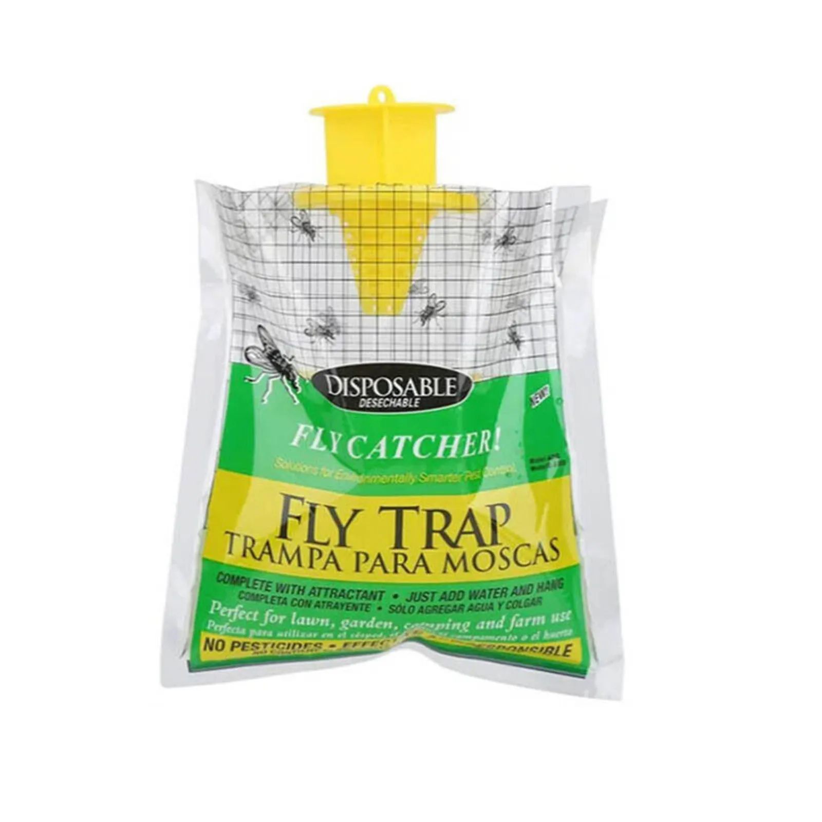 

Control Indoor Flies Fly Catcher Garden 1/5pcs Catches False Stability Flies Flies Catcher Fly Catcher Fly Trap Bag