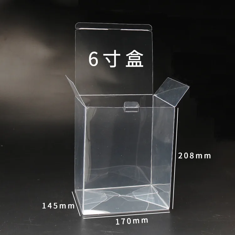 

6 inch Transparent Display PET plastic cover For Funko pop Limited Edition storage box
