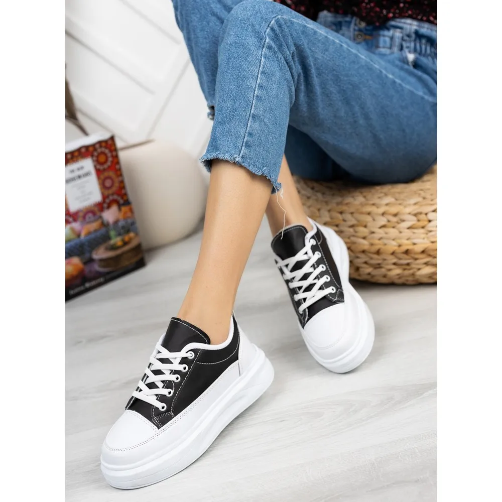 

Спортивная обувь Dorlie, белая кожа, черный цвет, Dorlie