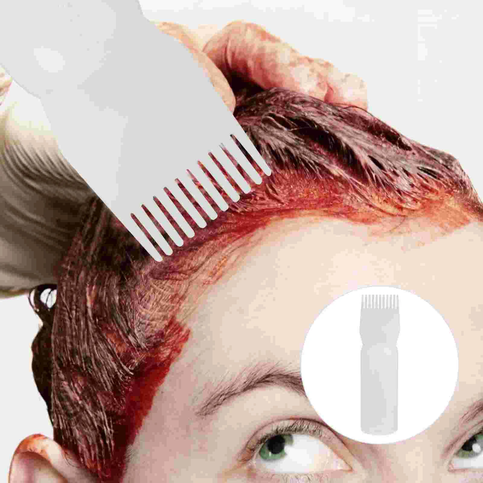 

5pcs 150ml Hair Dye Bottles Root Comb Hair Color Applicator Bottles with Scale