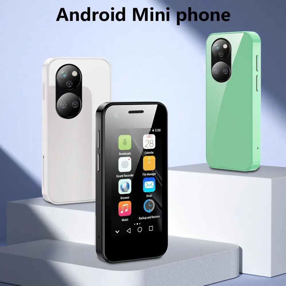 SERVO 12S Max Android Small Smartphone,1GB RAM, 8GB ROM, 2.5 Inch Screen,1000mAh, Face ID,Google Play,Mini Pocket Mobile Phone