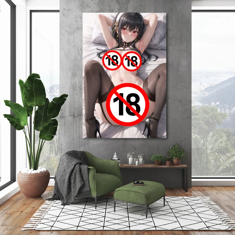 Манга Аниме OL Caspaly сексуальные девушки обнаженные картины настенное украшение