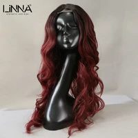 linna long wavy lace wigs for women daily party cosplay wig brown blonde heat resistant wigs