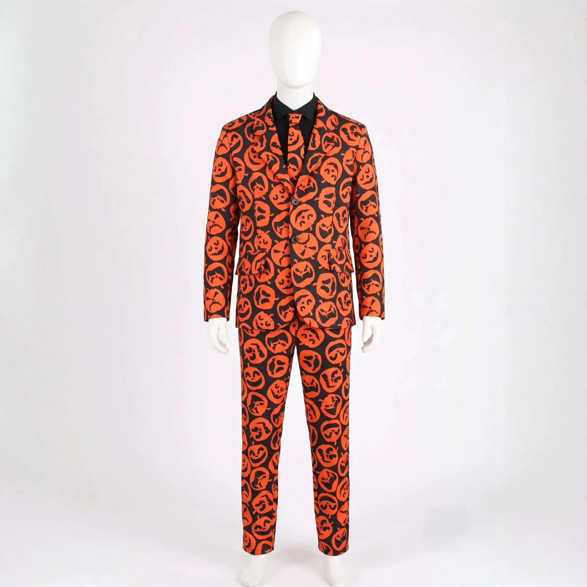 Фото Костюм для косплея WHH TV Show Funny Pumpkins Suit Saturday, униформа для вечеринок, наряды для ролевых игр, мужской костюм для Хэллоуина и карнавала №2