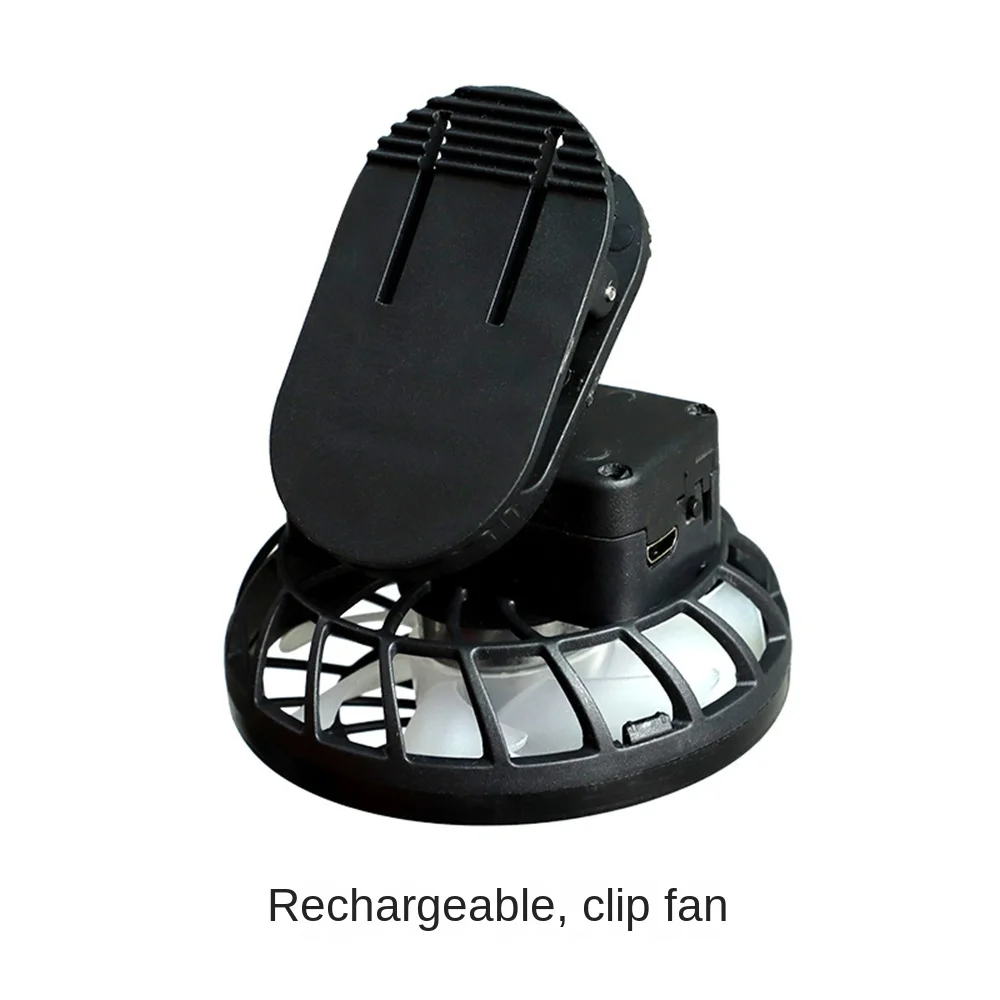 

Portable Mini Clip-on Fan USB Rechargeable Outdoor Hat Cooling Fan Summer Travel Camping Climbing Cap Cooler Silent Small Fans