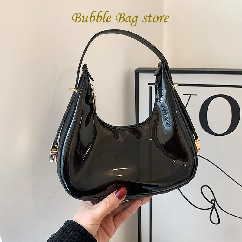 

2023 Summer Clear Shoulder Bag Fashion Candy Small Handbags Designer Women Transparent Underarm Bags Crossbody Bags for Women