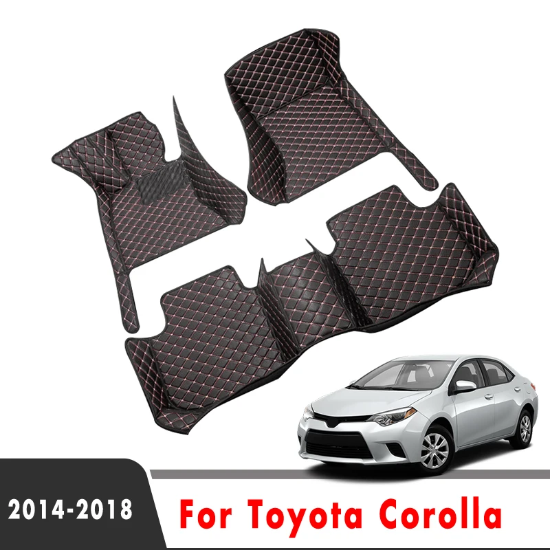 Фото Автомобильные коврики для Toyota Corolla XI 11th E170 2018 2017 2016 2015 2014 | Автомобили и мотоциклы