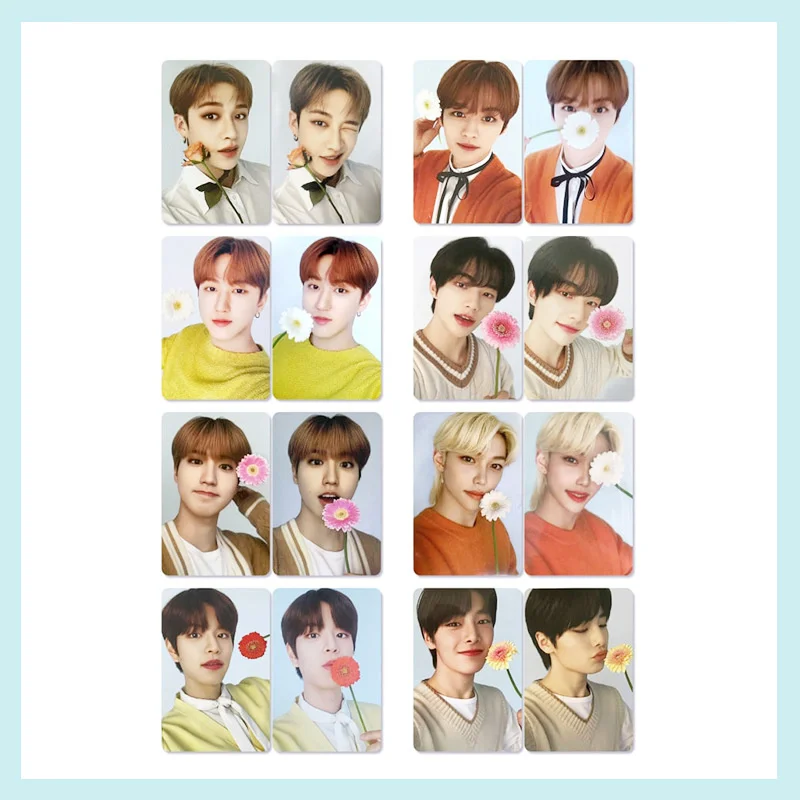 

KPOP New Boys Group Stray Kids SKZ NACIFIC Endorsement Card LOMO Photo Card Double Sided Card High Quality Collector Card Gifts