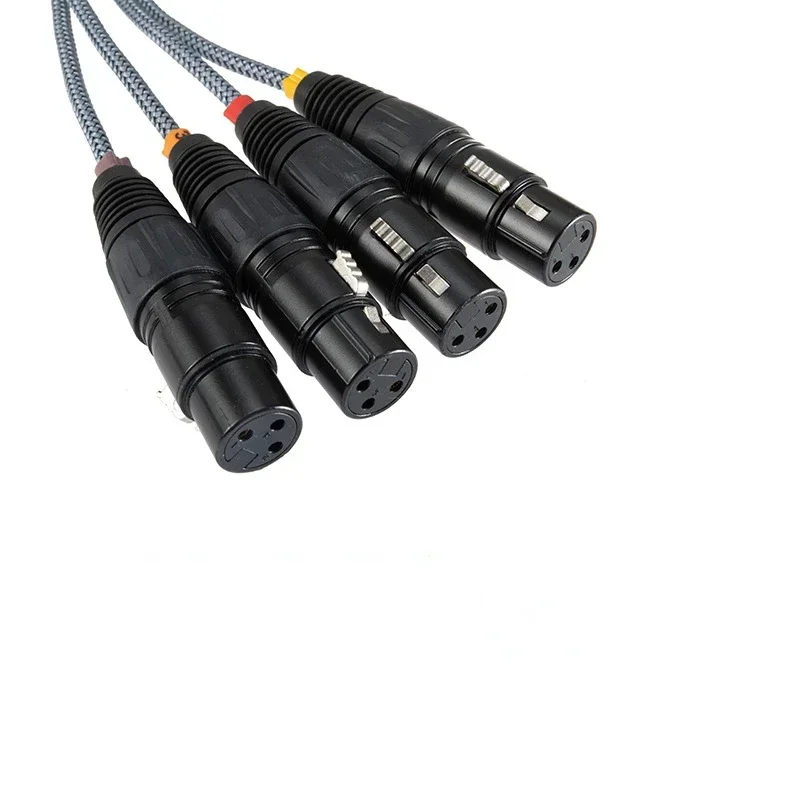 Мужской + Женский 1 пара аудиокабелей RJ45 к XLR разветвитель DMX для змеиного кабеля