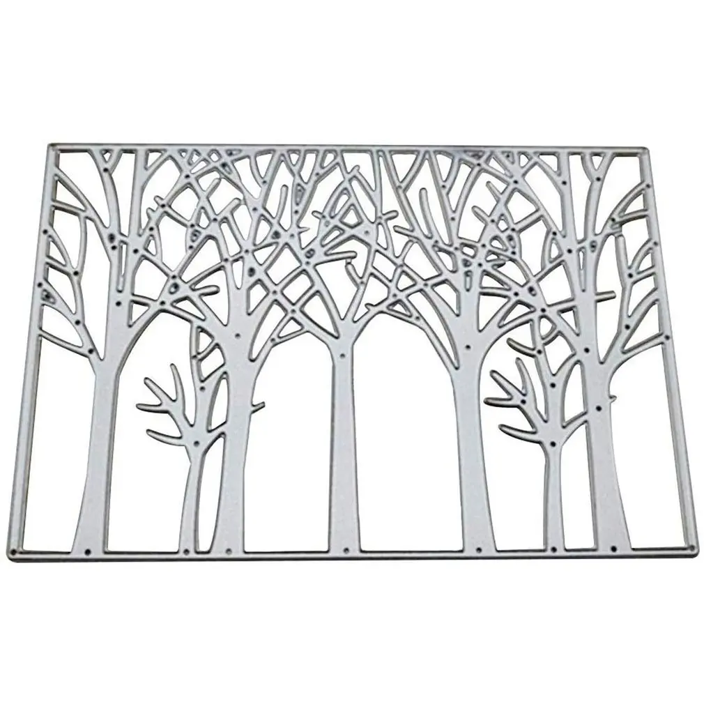 

1 шт. металлические Вырубные штампы в форме леса, рельефный трафарет для скрапбукинга, альбома, «сделай сам», бумажная карточка, искусство, р...