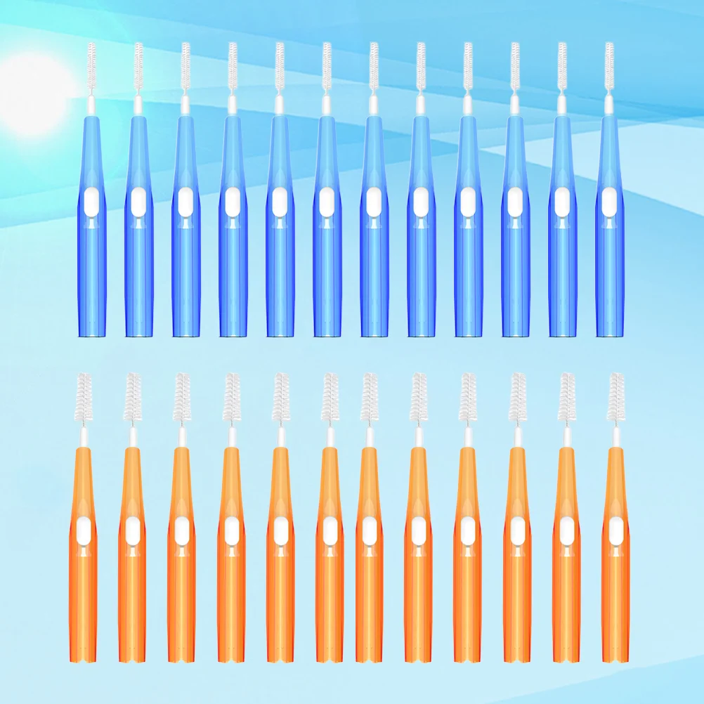 1 коробка 30 шт. межзубная выдвижная щетка для чистки межзубных зубов ухода за