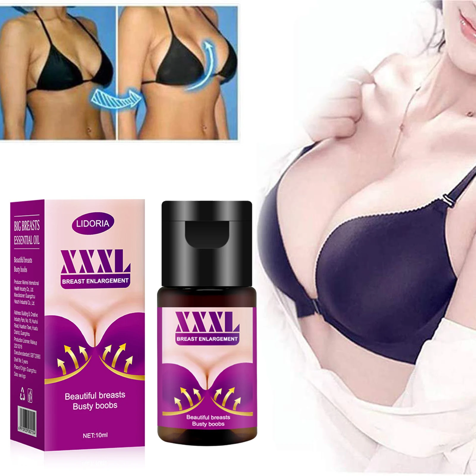 

Эротический массажер для груди, эфирные масла, уход за телом, повышает эластичность, крем для женщин