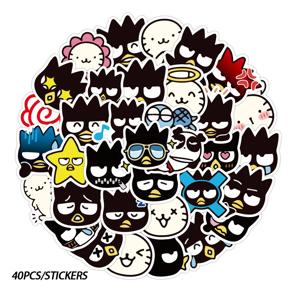 

40PCS Cartoon Sticker Graffiti Stickers Pack For Diy Laptop Kids Toys Motorcycle Water Bottle Skateboard Waterproof