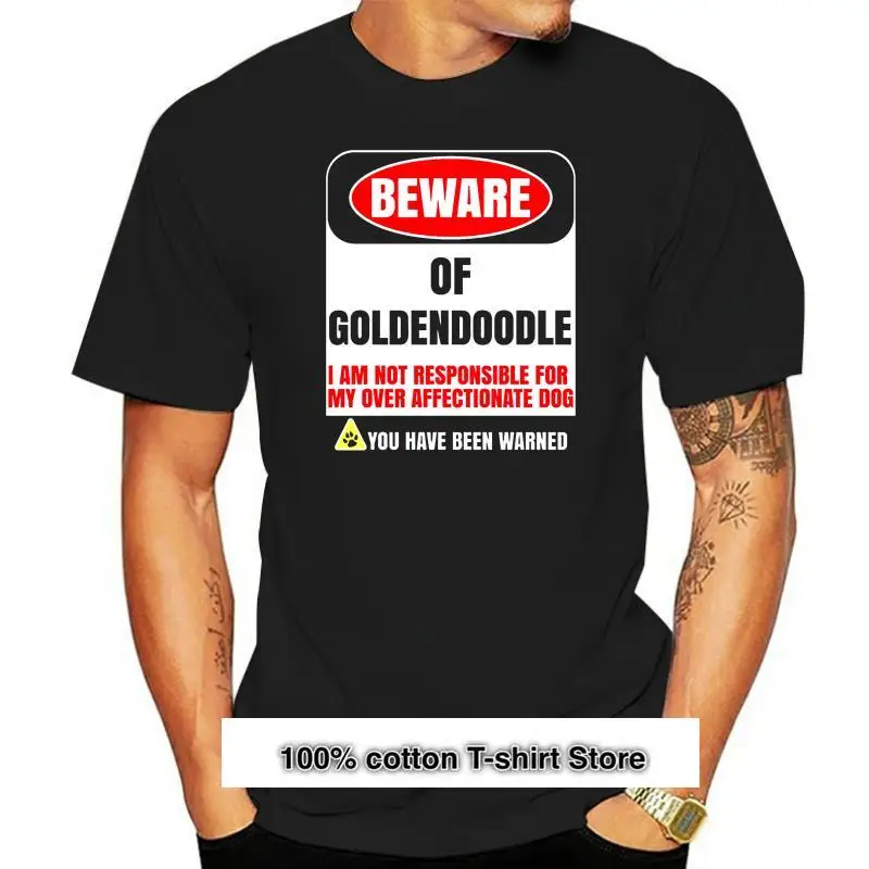 

Beware Of Goldendoodle-Camiseta de béisbol, camisa de diseño, disfraz de S-XXXL, ropa auténtica