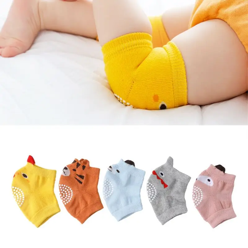 5Pairs/Lot Baby Knee Pads Kids Safety Crawling Elbow Cushion Pad Infant Toddlers Leg Warmer Knee Support Protector