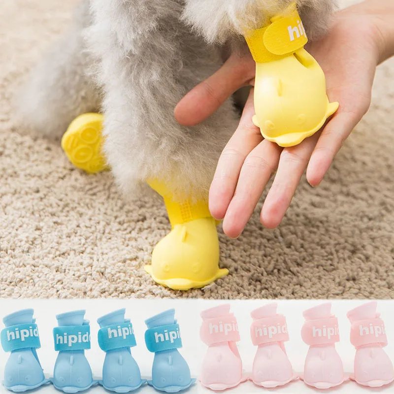 

Shoes Cats Dog Dog Pet Anti-skid Rainy Supplies Waterproof Silicone Pet Small Boots Rainshoes For Large Dogs Days Appear Medium