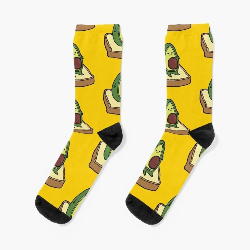Bobo the Avocado on Toast - Meh Socks для спорта и отдыха свободные зимние термовелосипедные