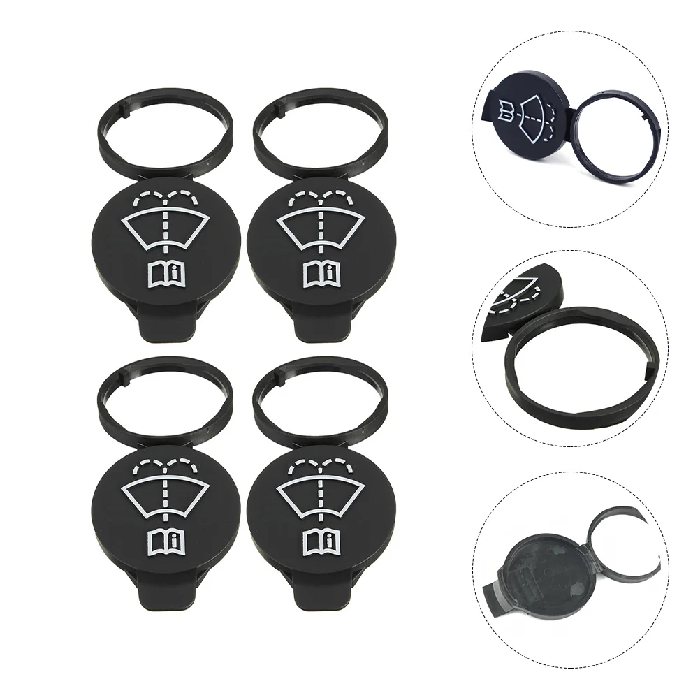 

4PCS Durable Replacement Practical Car Repair Supply Wiper Fluid Reservoir Cover