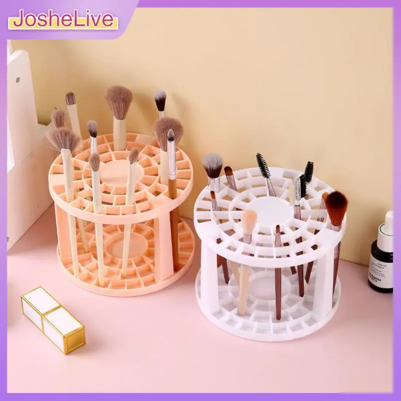 

Durable Makeup Brush Storage Rack Large Capacity Storage Rack Plastic Wear-resistant Eyebrow Pencil Holder Storage Supplies