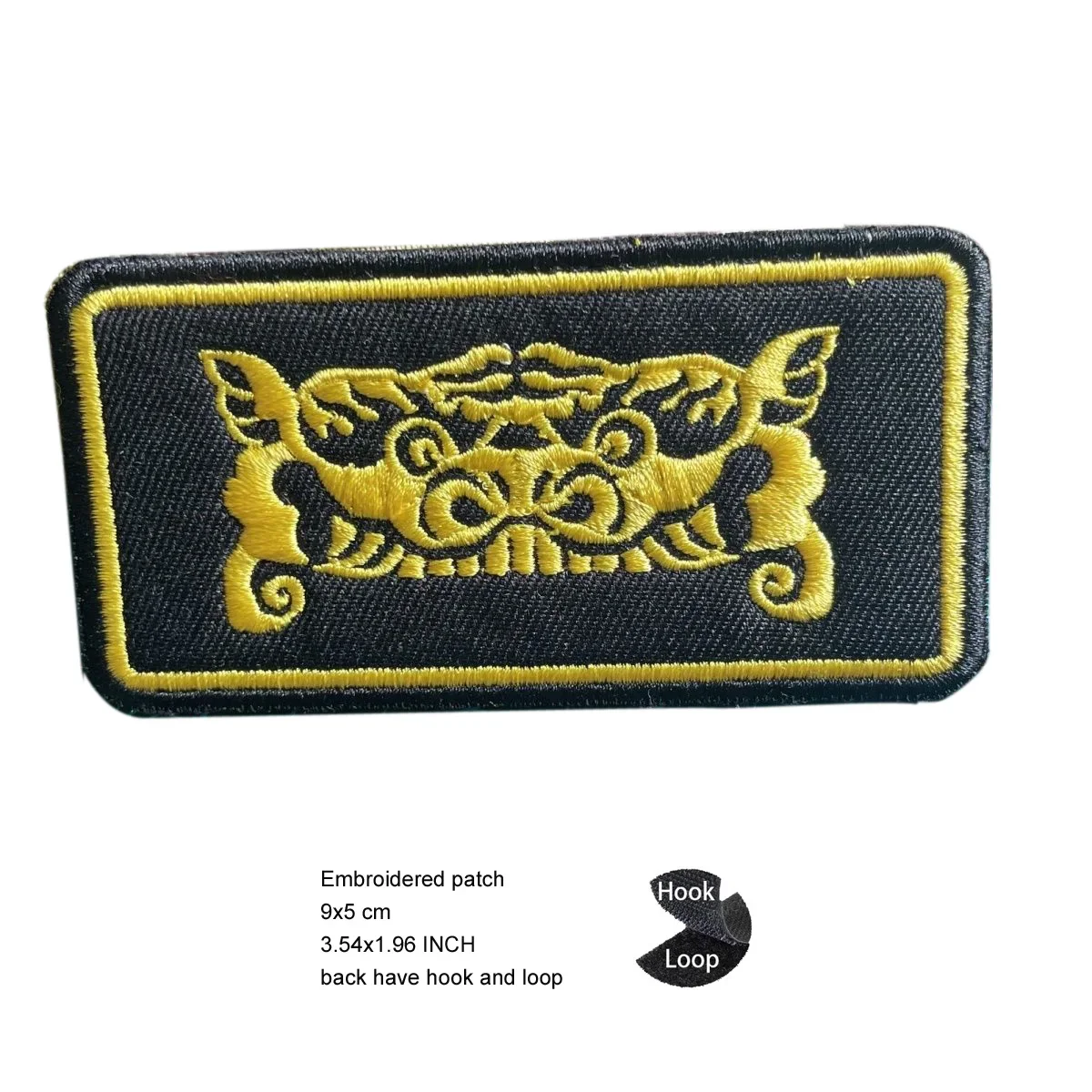 Национальный прилив вышивка тишина значок ИК-светоотражающая повязка для