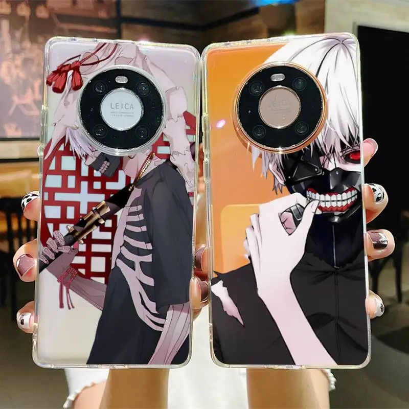 

YNDFCNB Tokyo Ghoul Phone Case for Samsung S20 ULTRA S30 for Redmi 8 for Xiaomi Note10 for Huawei Y6 Y5 cover