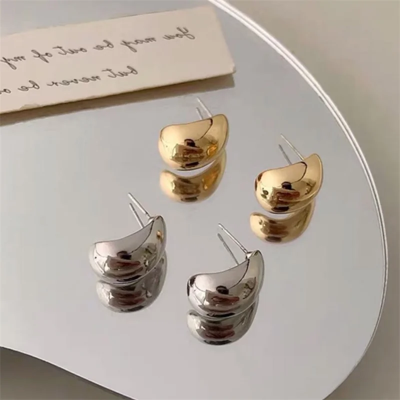 Простые серьги-гвоздики в форме гороха для женщин модные корейские серьги капли