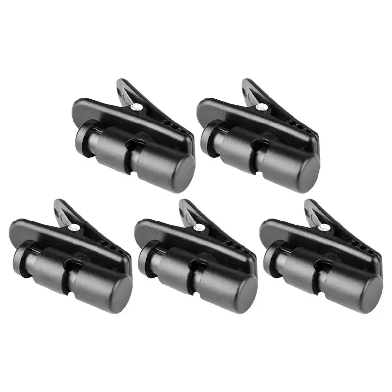 

5pcs Cable Cord Clip Holders Microphone Cord Fixing Clamps Microphone Accessory