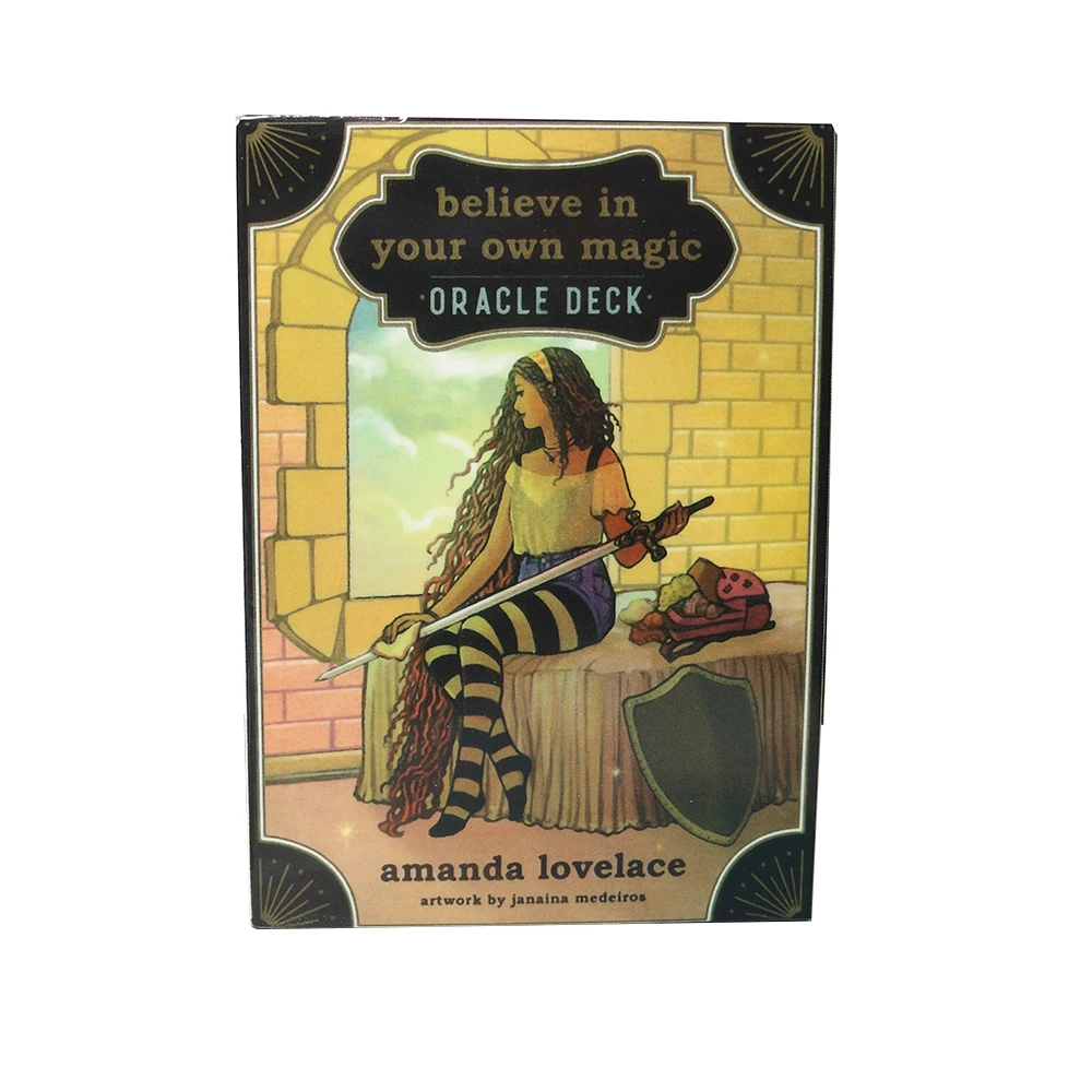 

Believe In Your Own Magic Divination Oracle Deck Divination Fate Playing Card Deck Table Game with PDF guidebook