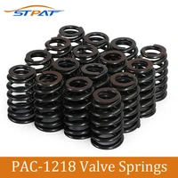 stpat 16pcs drop in engine valve spring kit 1200 series ovate beehive spring pac 1218 compatible with gm ls series 4 8 5 3 5 7