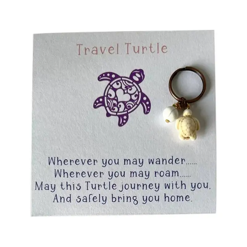 

Брелок для ключей с 3d-подвеской, многофункциональный Твердый Прочный брелок для ключей из сплава с 3d-изображением черепахи, для кошелька, реалистичный