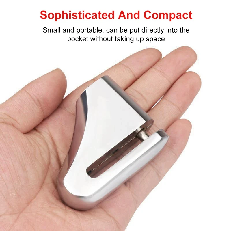 Универсальный замок для мотоцикла NarzrIe из нержавеющей стали портативный с