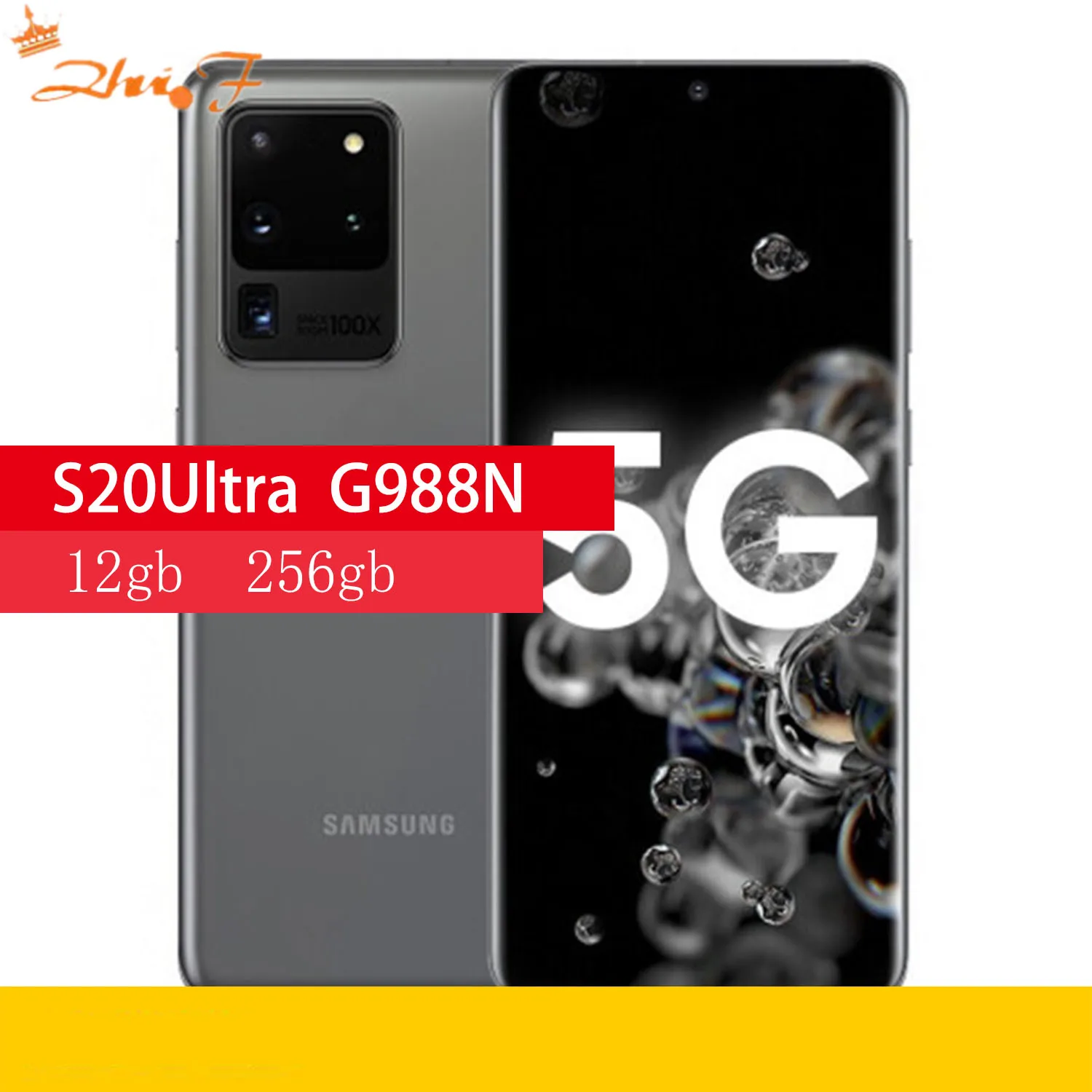 Cena Samsung Galaxy S20 Ultra 5G G988N 256GB 12GB RAM Pojedynczy SIM Android 48 MP Oryginalny Telefon Ceny Samsung Galaxy S20 Ultra 5G G988N 256GB 12GB RAM Pojedynczy SIM Android 48 MP Oryginalny Telefon