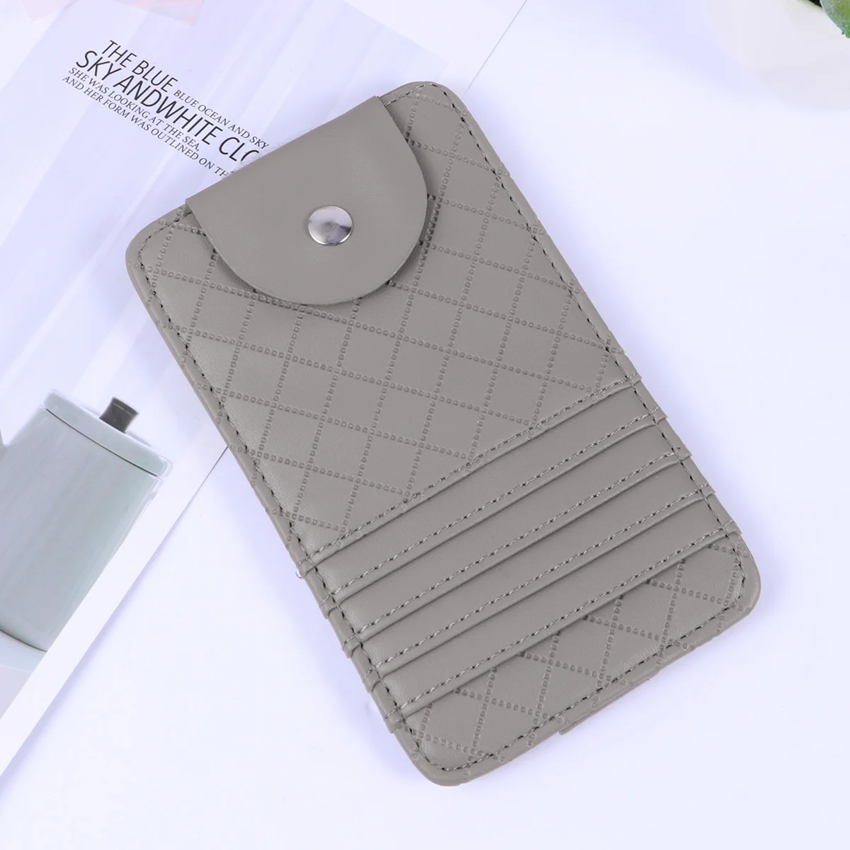 

1Pc Multifunctional Automotive Stylish Visor Clamp Car Sunvisor Suspended Convenient Practical Card Holder