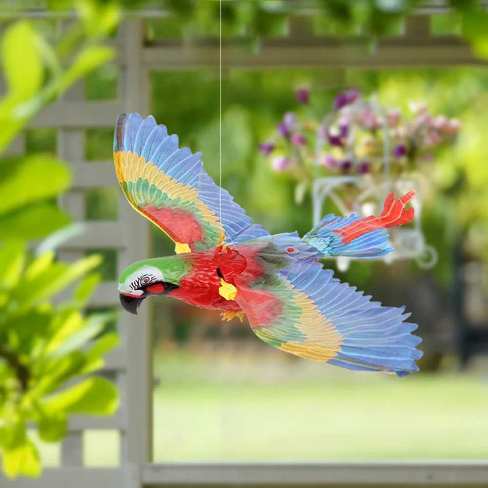 

Electric Hovering Eagle Simulation Hanging Flying Bird Garden Bird Repellent Cat Teaser Play Interactive Toy