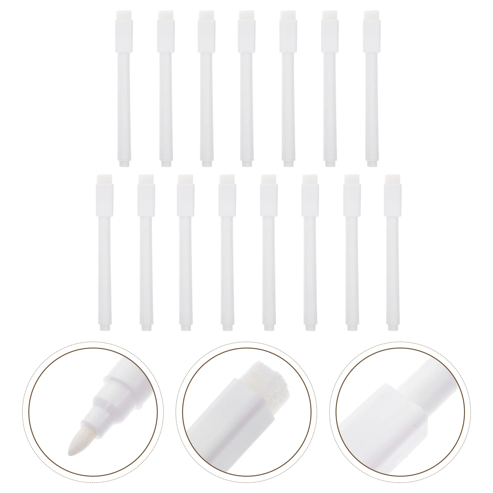 

15 Pcs White Chalkboard Pen Drawing Marker Plastic Writing Supplies Dust-free Student Liquid
