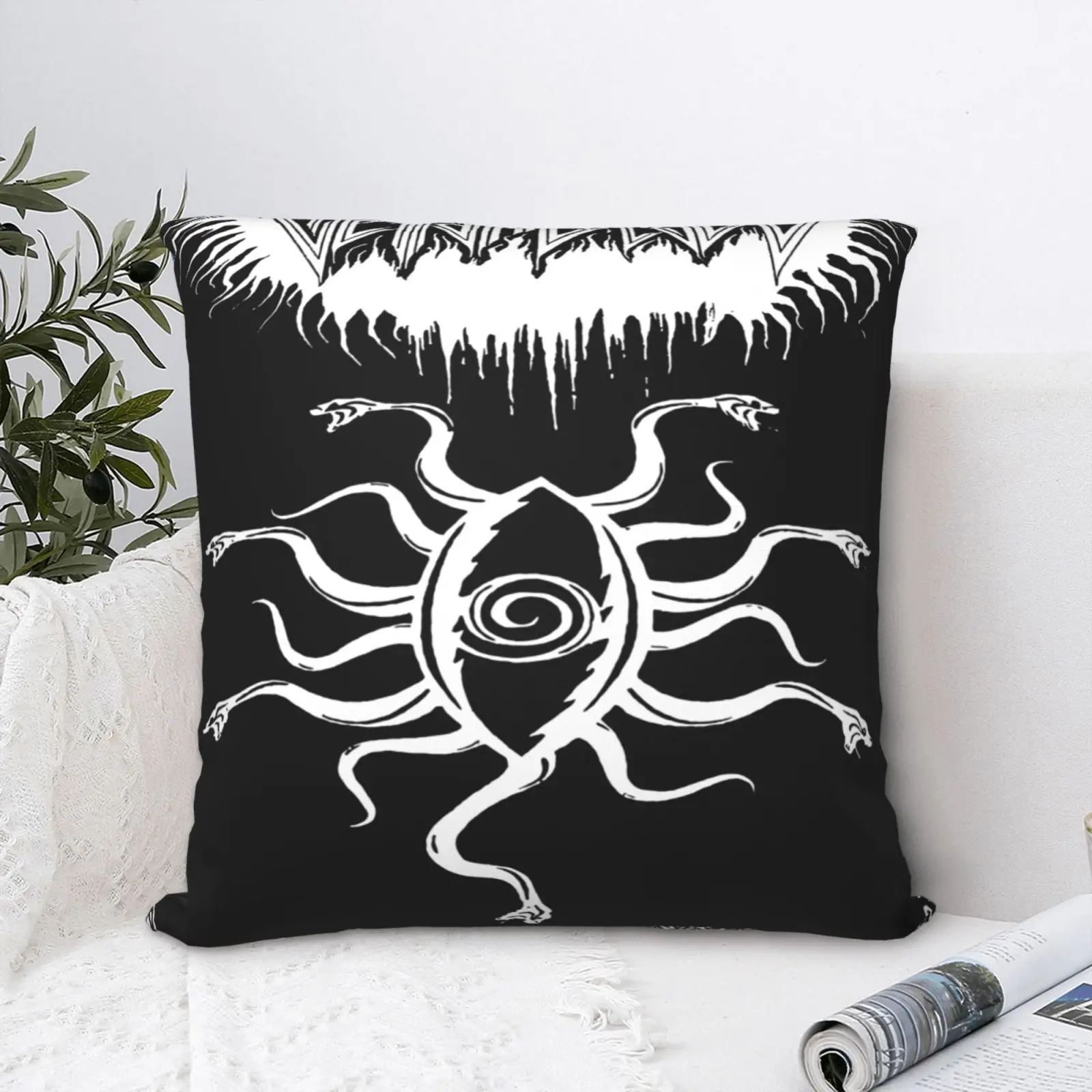

Teitanblood Qliphotic Necromancy Blasphemy Pillow Case Cushion Covers With Zipper Kawaii Kawaii Pillowcases For Pillows Luxury