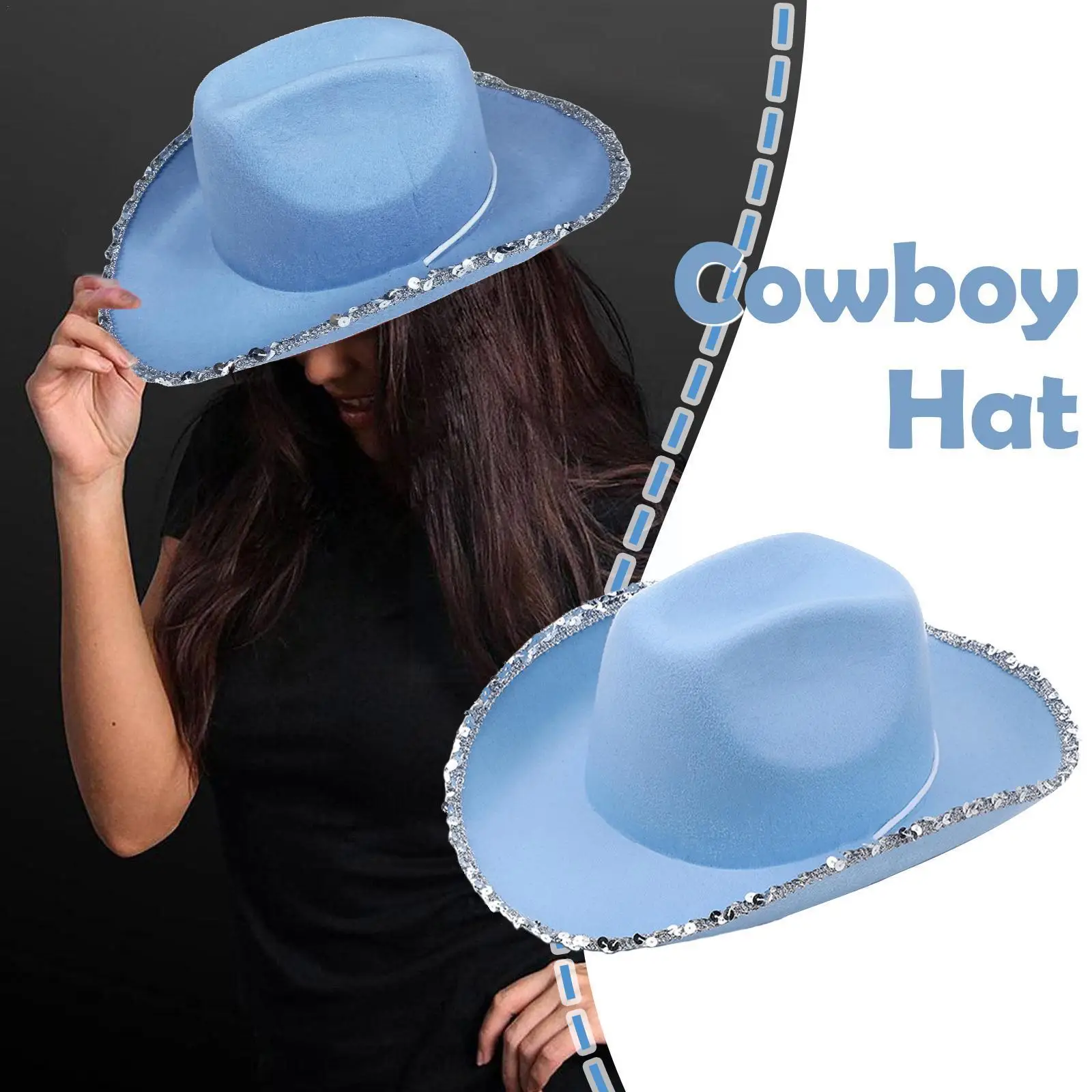 

Cowboy Hat Pink Feather Performance Hat Cowboy Cosplay Props Beach Party Cowboy Size Country Hats Hat Big Woman Costume Hat X4e7