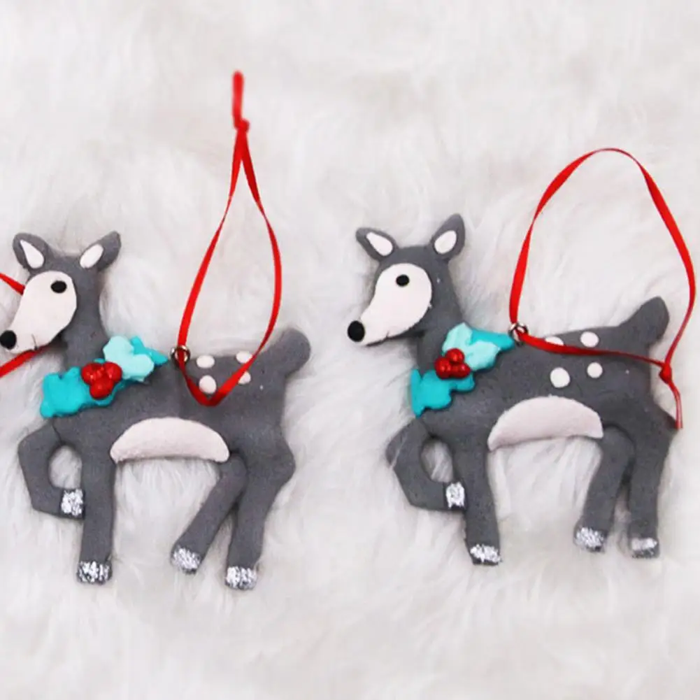 Красивая рождественская елка Лось/дом для конфет/печенья подвеска мужчины