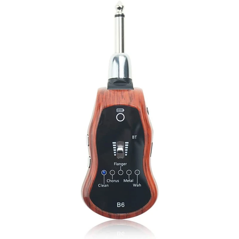 B6 гитарные наушники Amp Мини-гитарный усилитель Bluetooth-приемник Перезаряжаемый для