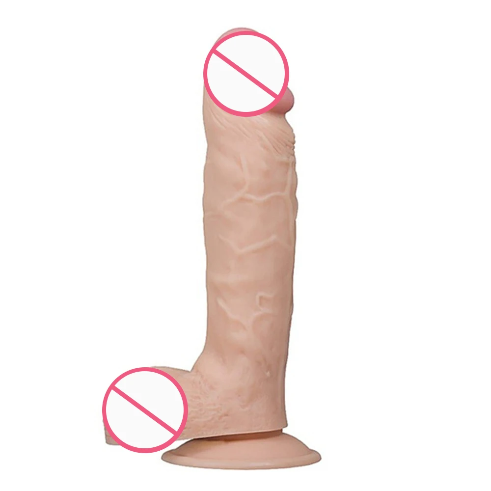 Реалистичный фаллоимитатор дешевый настоящий пенис женская мастурбация